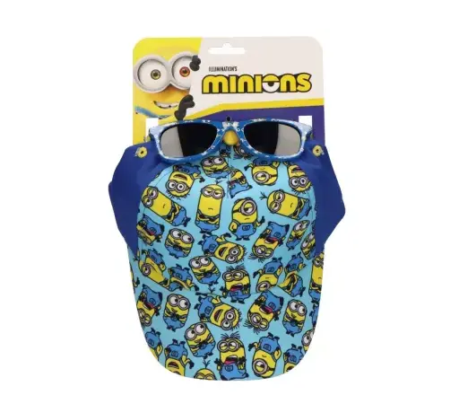 Minions Παιδικά Γυαλιά Ηλίου & Καπέλο
