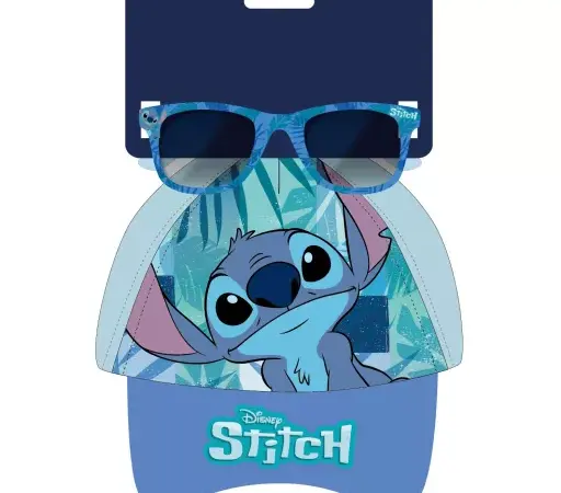 Σετ Lilo & Stitch Blue Παιδικά Γυαλιά Ηλίου & Καπέλο