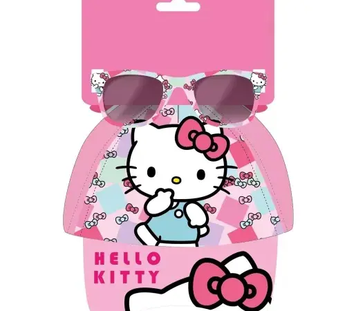 Σετ Hello Kitty Παιδικά Γυαλιά Ηλίου & Καπέλο