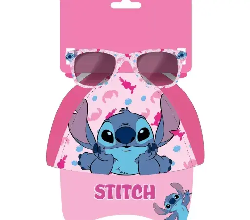 Σετ Disney Lilo & Stitch Παιδικά Γυαλιά Ηλίου & Καπέλο Jockey