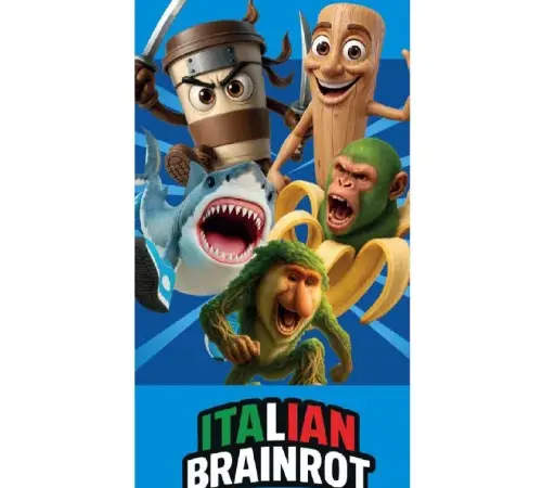 Πετσέτα Παραλίας Italian Brainrot