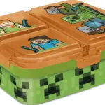 Δοχείο Φαγητού Minecraft Battle XL με Θήκες – Lunch Box