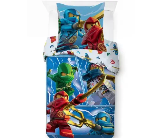Σετ Παπλωματοθήκης LEGO Ninjago Warriors