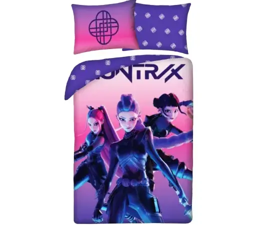 Σετ Παπλωματοθήκης K-Pop Demon Hunters Warriors 140x200