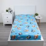 Σεντόνι με Λάστιχο Bluey Clouds 90x200 cm – 100% Βαμβάκι - Image 2