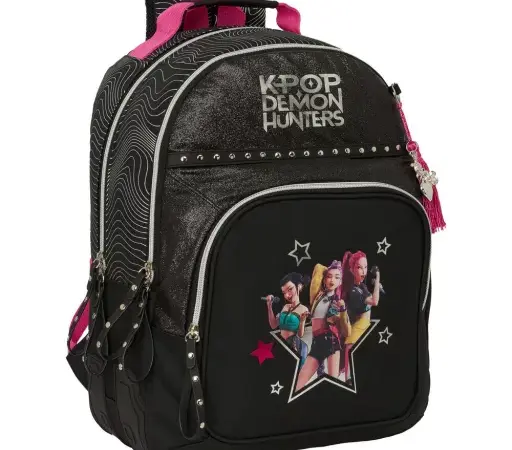 Σχολική Τσάντα K-Pop Demon Hunters Energy Black 42 cm