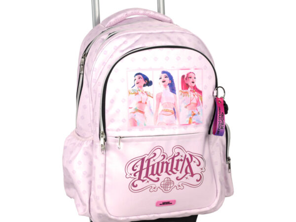 Σχολική Τσάντα Τρόλεϊ K-Pop Demon Hunters Pink 46 cm