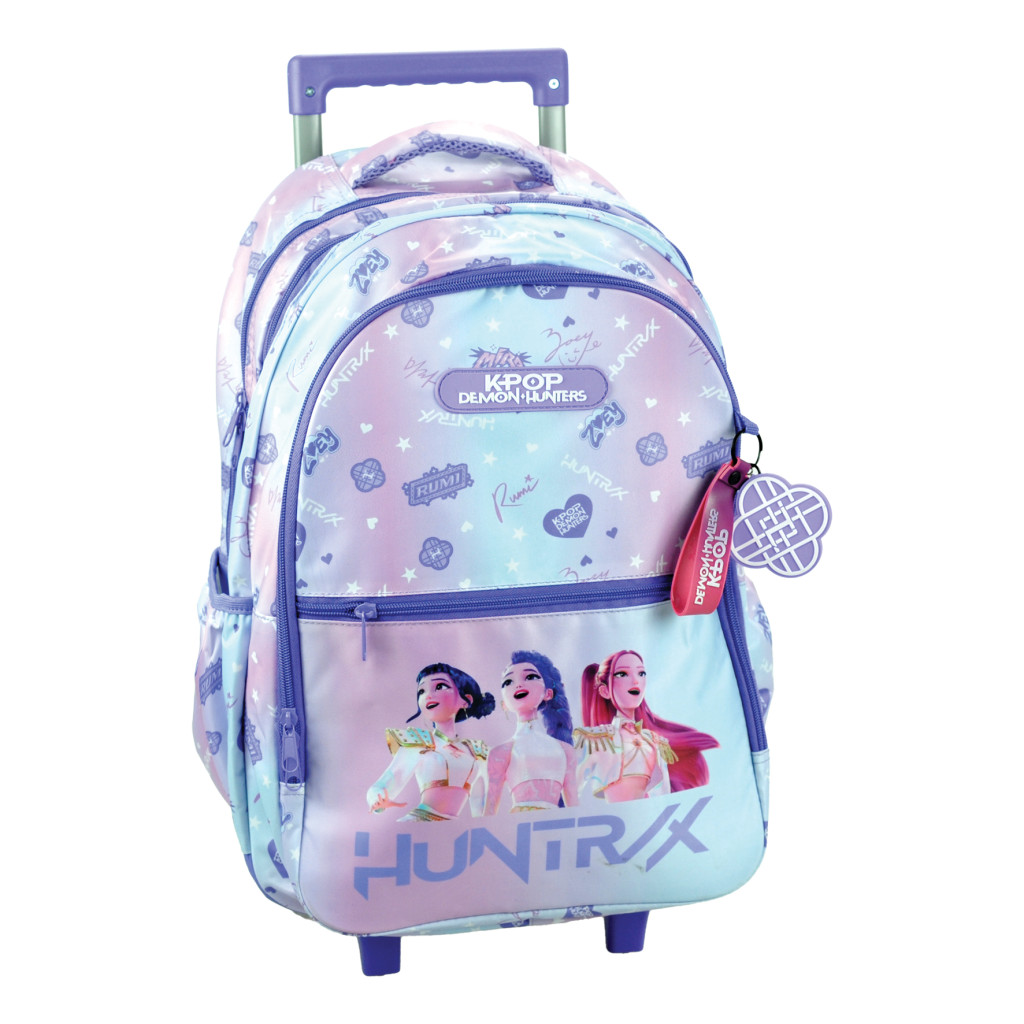 GIM36402074 Σχολική Τσάντα Τρόλεϊ K-Pop Demon Hunters Purple 46 cm - Image 1