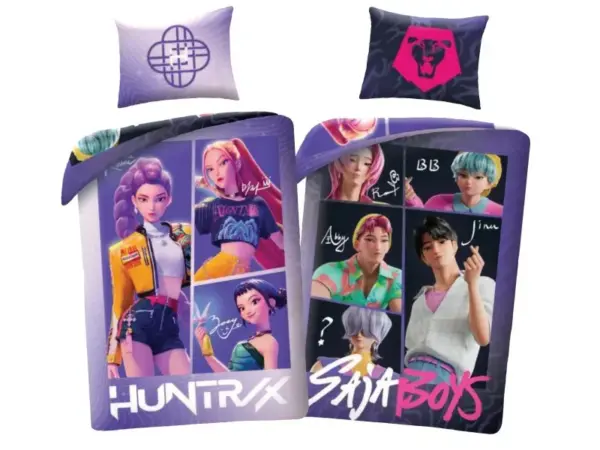 Σετ Παπλωματοθήκης K-Pop Demon Hunters Saja Boys 140x200