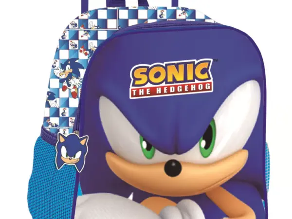 Σακίδιο Νηπιαγωγείου Τρόλεϊ 3D Sonic Modern