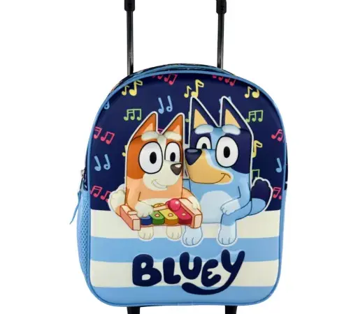 Σακίδιο Νηπιαγωγείου Τρόλεϊ 3D Bluey