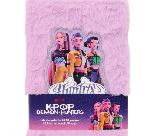 Λούτρινο Σημειωματάριο A5 K-Pop Demon Hunters Hunter