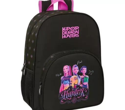 Σχολική Τσάντα Πλάτης K-Pop Demon Hunters Negra 42 cm