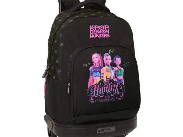 Σχολική Τσάντα Δημοτικού Τρόλεϊ Premium K-Pop Demon Hunters  45 cm