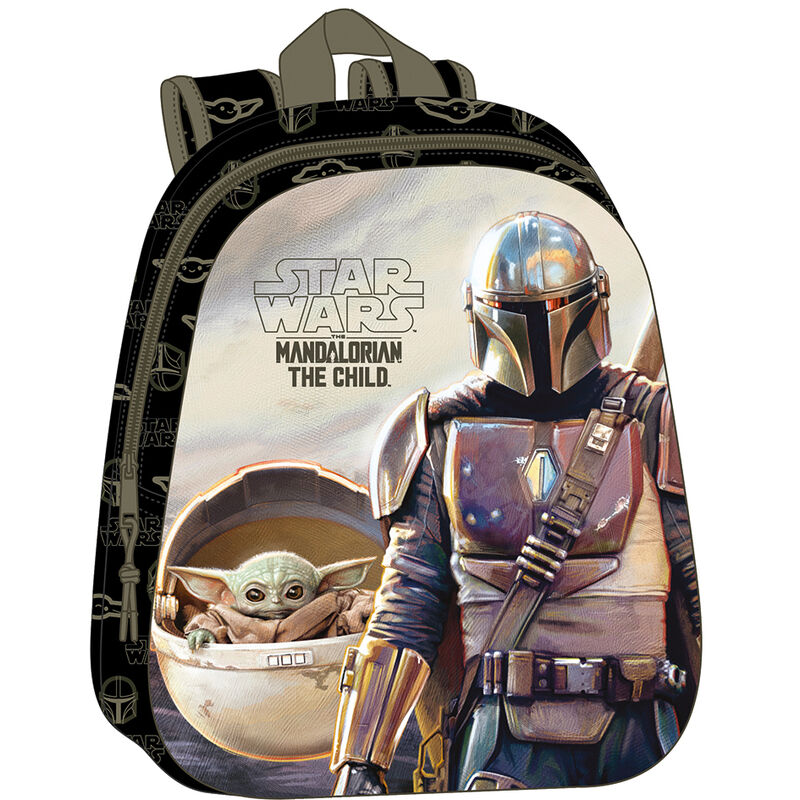 Star Wars the Mandalorian 3D backpack 33cm Star Wars the Mandalorian 3D backpack 33cm - Image 1