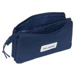 Real Madrid navy blue triple pencil case - Image 3