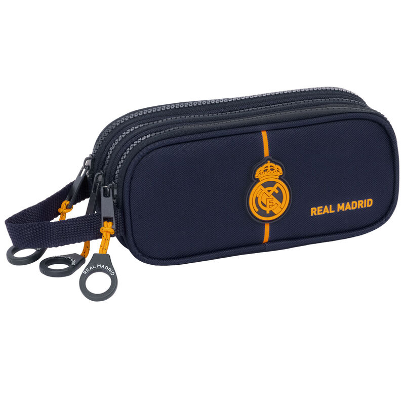 Real Madrid 2 Equipment 24/25 triple pencil case Real Madrid 2 Equipment 24/25 triple pencil case - Image 1