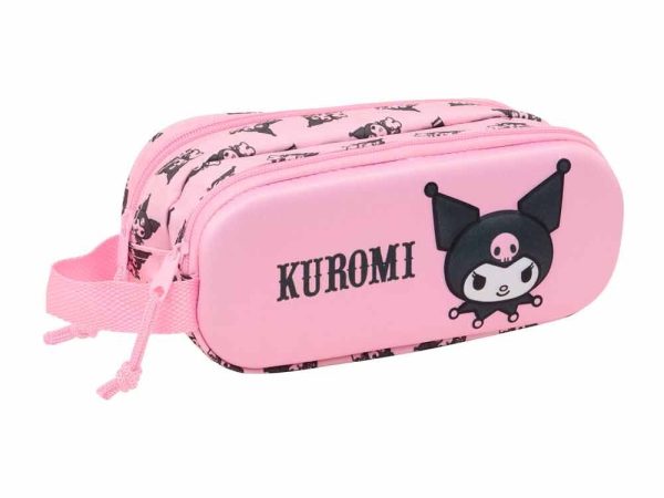 Hello Kitty Kuromi 3D double pencil case