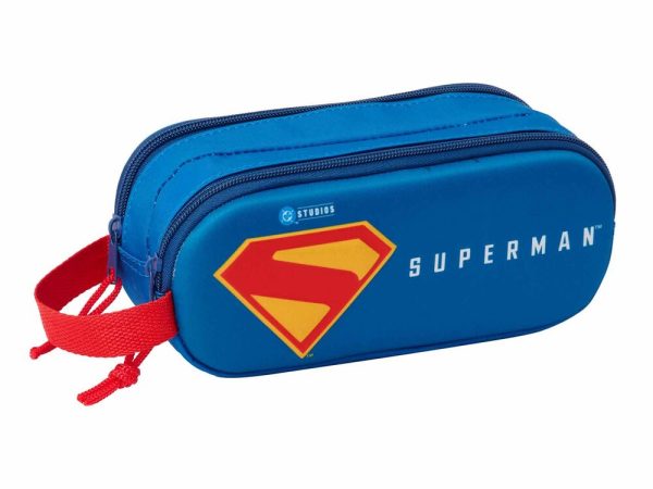 DC Comics Superman 3D double pencil case