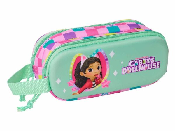 Gabbys Dolls House 3D double pencil case