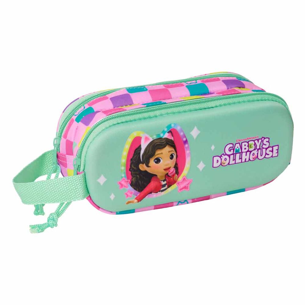 Gabbys Dolls House 3D double pencil case Gabbys Dolls House 3D double pencil case - Image 1