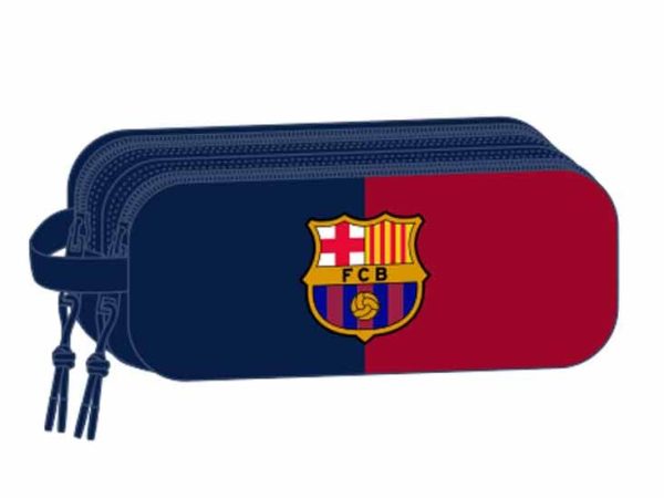 F.C. Barcelona 3D double pencil case