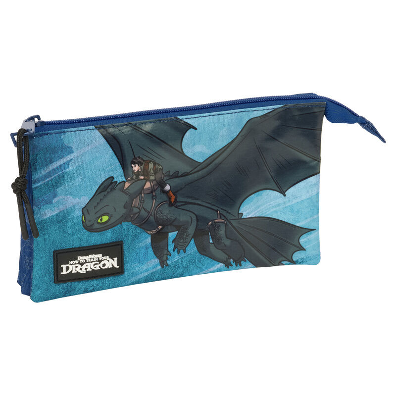 How to Train Your Dragon triple pencil case How to Train Your Dragon triple pencil case - Image 1