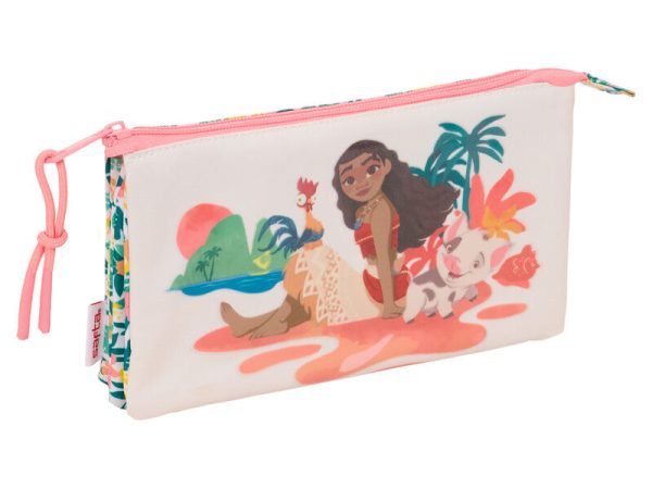 Disney Moana Vaiana triple pencil case