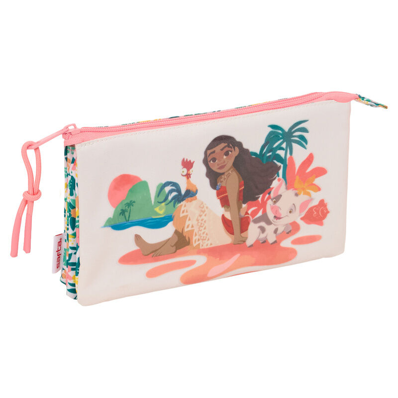 Disney Moana Vaiana triple pencil case Disney Moana Vaiana triple pencil case - Image 1
