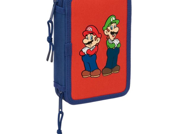 Super Mario Bros Mamma Mia double pencil case 29pcs
