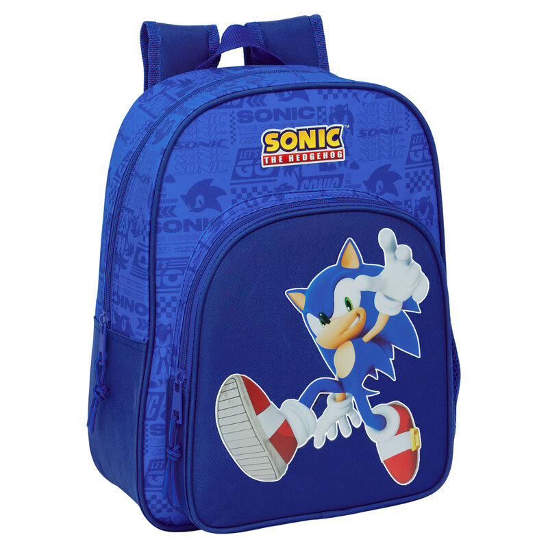Sonic the Hedgehog adaptable backpack 34cm Sonic the Hedgehog adaptable backpack 34cm - Image 1