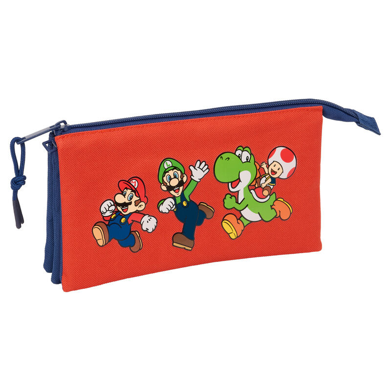 Super Mario Bros Mamma Mia triple pencil case Super Mario Bros Mamma Mia triple pencil case - Image 1