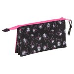 Hello Kitty Kuromi triple pencil case - Image 2