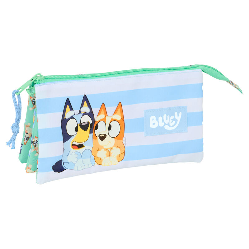 Bluey Sisters triple pencil case Bluey Sisters triple pencil case - Image 1