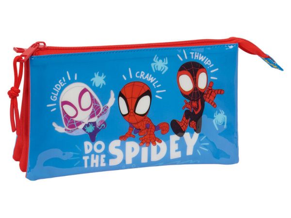 Marvel Spidey triple pencil case
