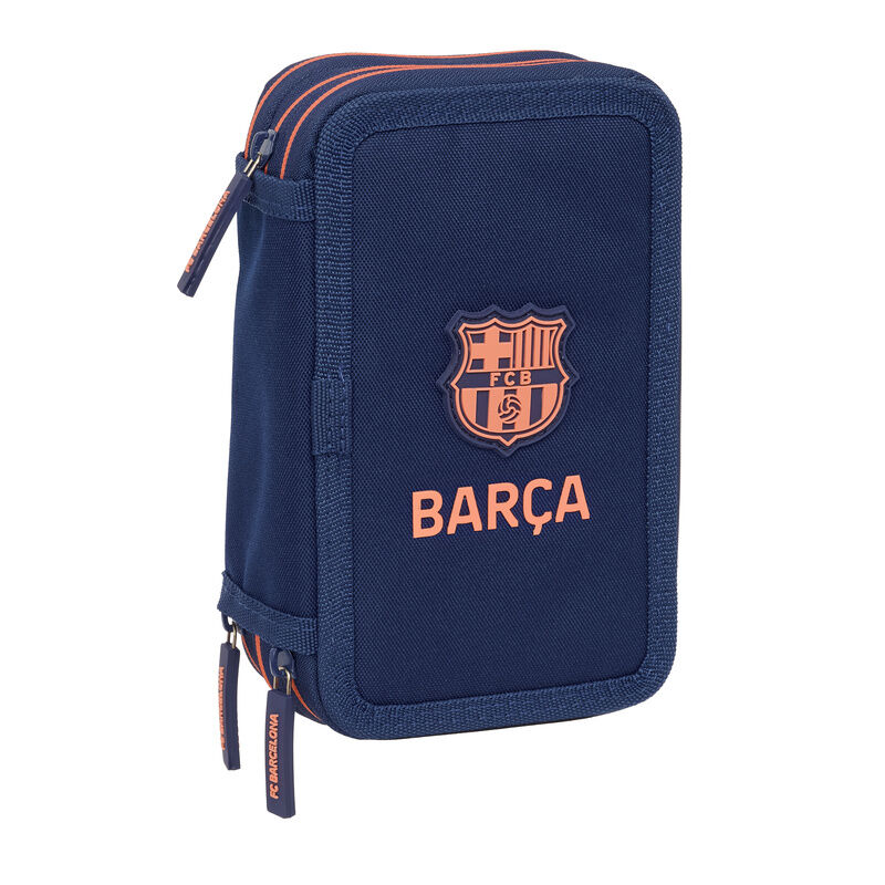 F.C. Barcelona 2 Equipment 25/26 triple pencil case 37pcs F.C. Barcelona 2 Equipment 25/26 triple pencil case 37pcs - Image 1
