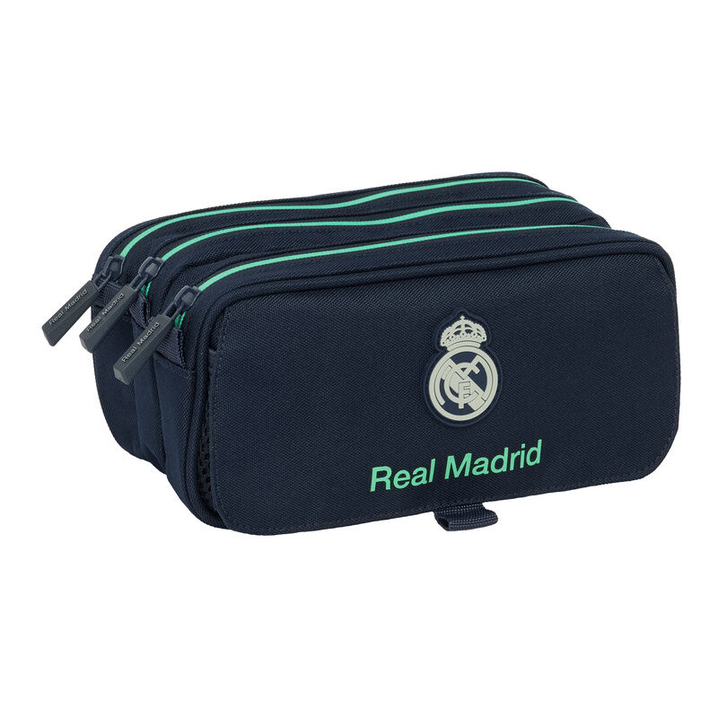 Real Madrid 2 Equipment 25/26 triple pencil case Real Madrid 2 Equipment 25/26 triple pencil case - Image 1