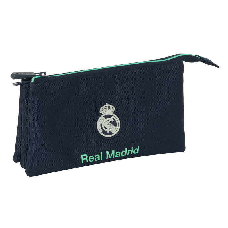 Real Madrid 2 Equipment 25/26 triple pencil case Real Madrid 2 Equipment 25/26 triple pencil case - Image 1