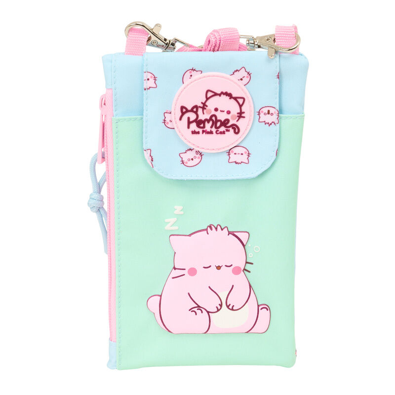 Pembe The Pink Cat purse mobile bag Τσαντάκι κινητού Pembe The Pink Cat - Image 1