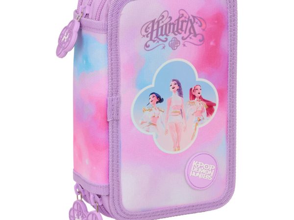 Demon Hunters Kpop Artist triple pencil case 37pcs