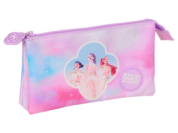 Demon Hunters Kpop Artist triple pencil case