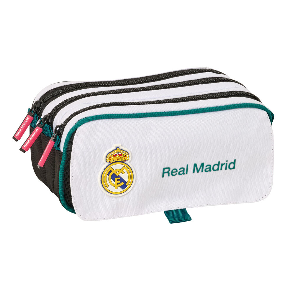 Real Madrid 26/27 triple pencil case Real Madrid 26/27 triple pencil case - Image 1