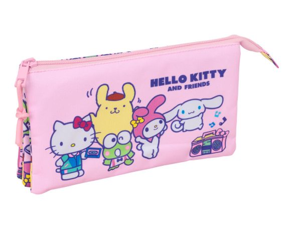 Hello Kitty & Friends triple pencil case