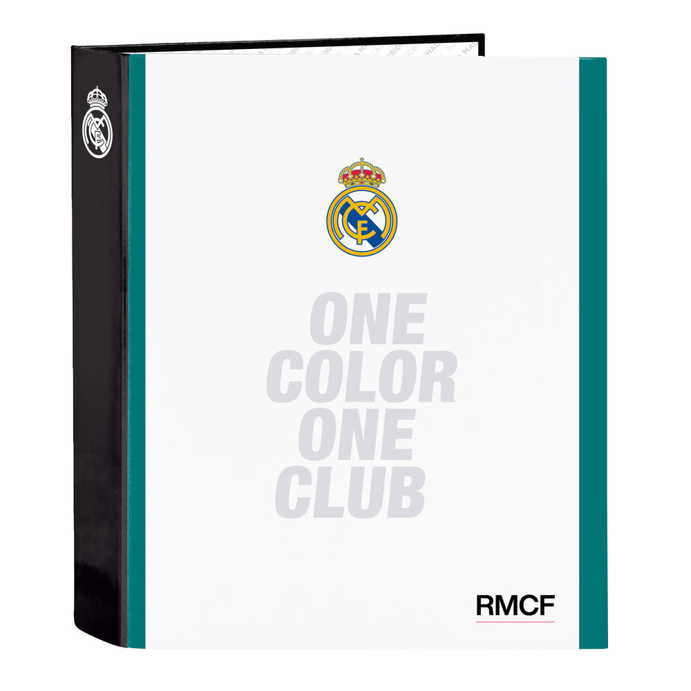 Real Madrid 26/27 A4 cardboard 4 rings binder Real Madrid 26/27 A4 cardboard 4 rings binder - Image 1