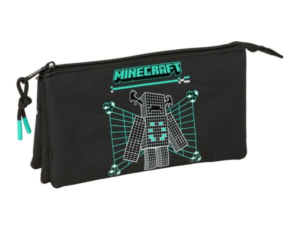 Minecraft Screen triple pencil case