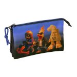 Brainrot triple pencil case