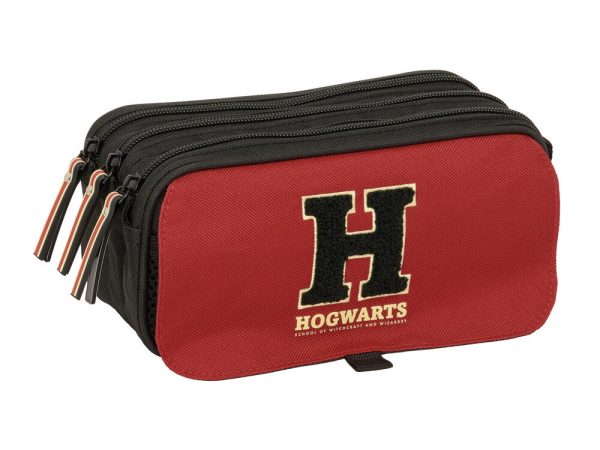 Harry Potter Hogwarts triple pencil case