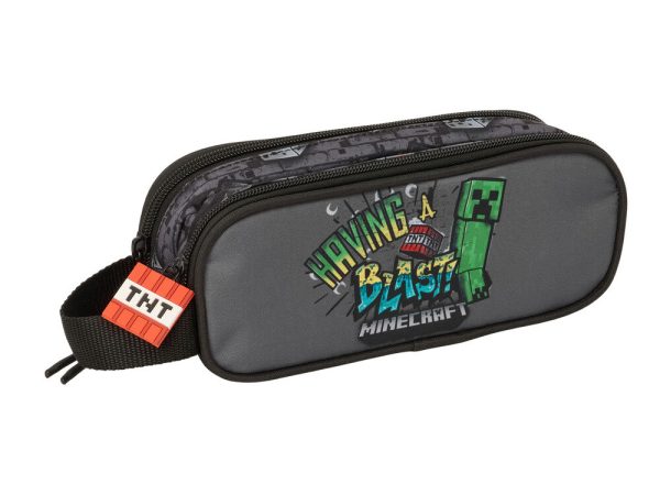 Minecraft Graffiti double pencil case