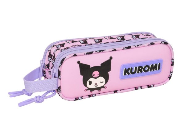 Hello Kitty Kuromi double pencil case