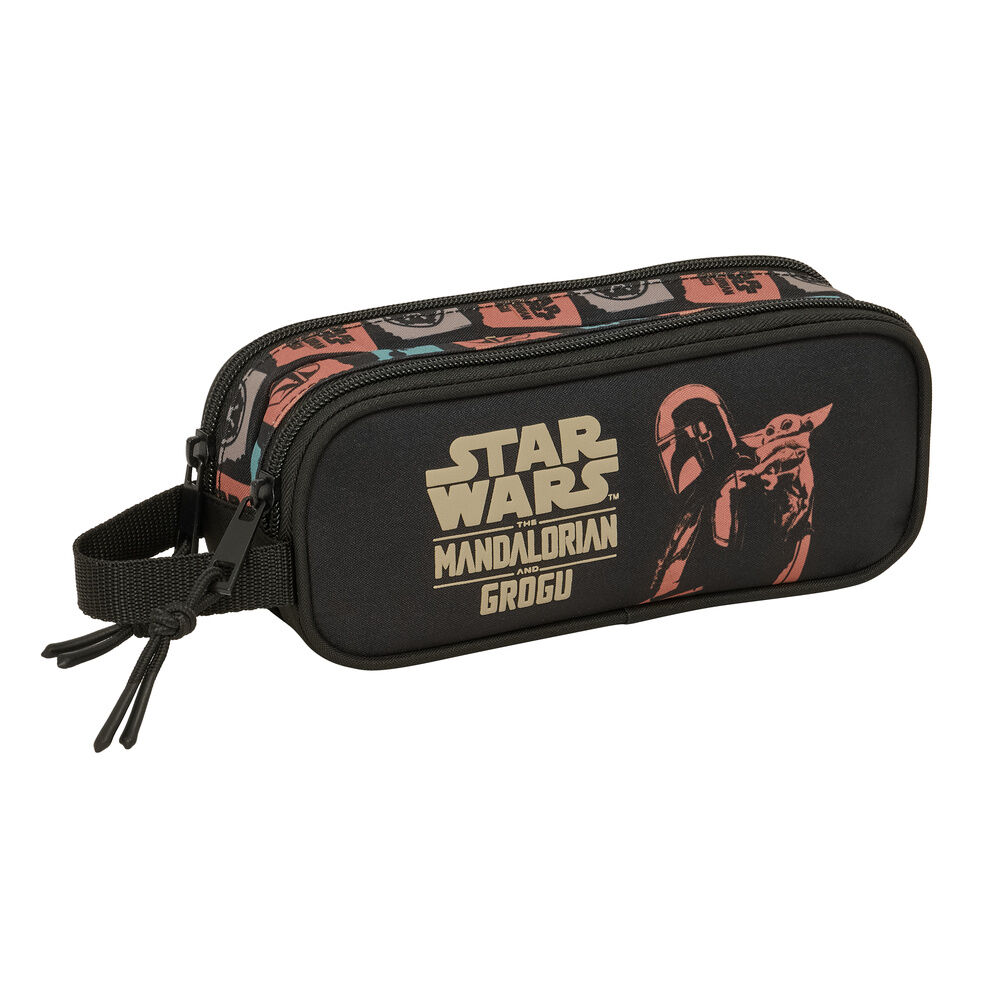 Star Wars Mandalorian & Grogu double pencil case Star Wars Mandalorian & Grogu double pencil case - Image 1